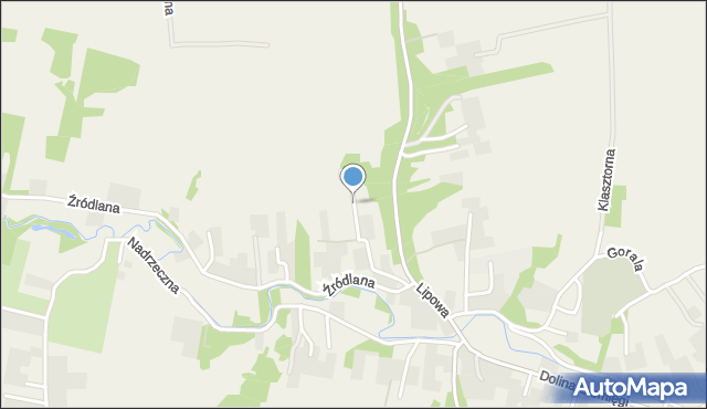 Dys, Klonowa, mapa Dys