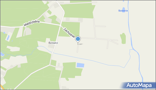 Fletnowo, Kłosowa, mapa Fletnowo