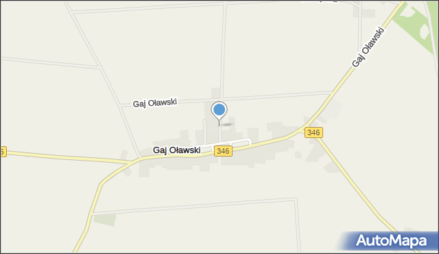 Gaj Oławski, Klonowa, mapa Gaj Oławski