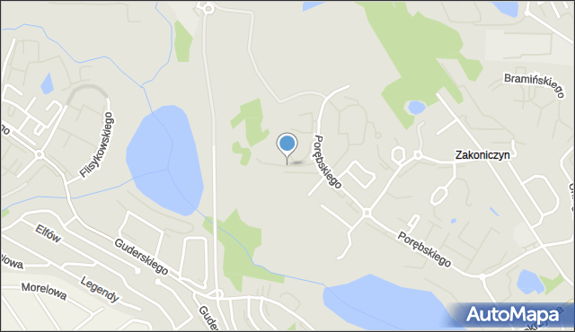 Gdańsk, Kłoczkowskiego Wacława, mapa Gdańska