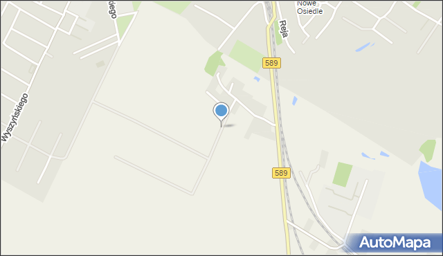 Grzywna gmina Chełmża, Klonowa, mapa Grzywna gmina Chełmża