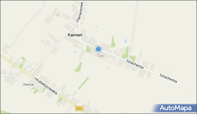 Kamień powiat chełmski, Klonowa, mapa Kamień powiat chełmski