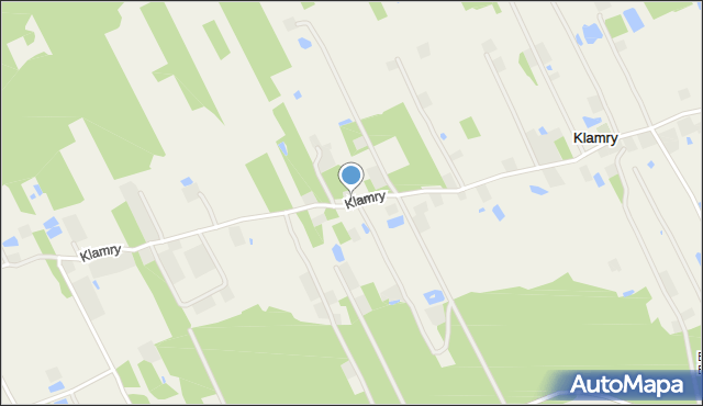 Klamry, Klamry, mapa Klamry
