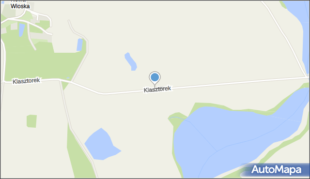 Klasztorek, Klasztorek, mapa Klasztorek