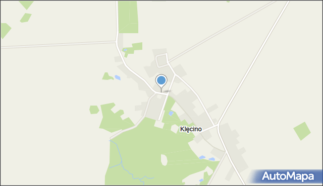 Klęcino, Klęcino, mapa Klęcino