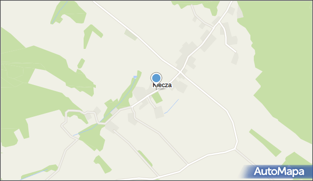 Klecza, Klecza, mapa Klecza