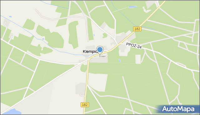 Klempicz, Klempicz, mapa Klempicz