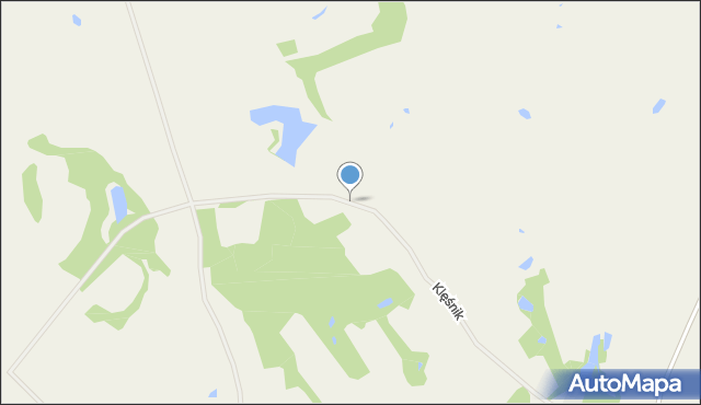 Klęśnik, Klęśnik, mapa Klęśnik