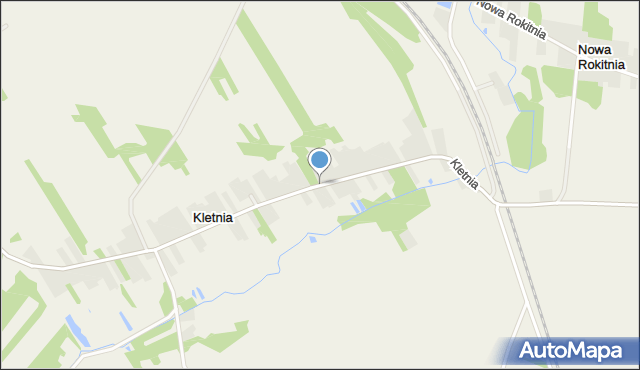 Kletnia gmina Stężyca, Kletnia, mapa Kletnia gmina Stężyca