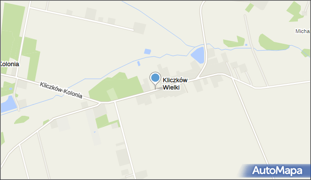 Kliczków Wielki, Kliczków Wielki, mapa Kliczków Wielki
