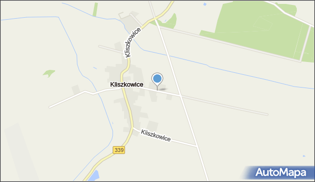 Kliszkowice, Kliszkowice, mapa Kliszkowice