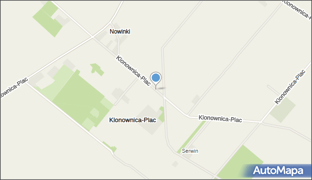 Klonownica-Plac, Klonownica-Plac, mapa Klonownica-Plac