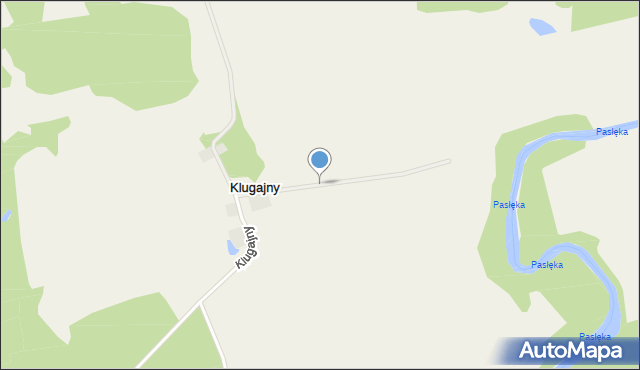 Klugajny, Klugajny, mapa Klugajny