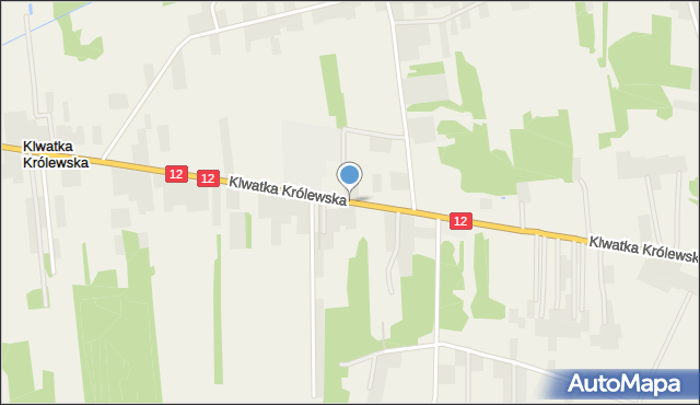 Klwatka Królewska, Klwatka Królewska, mapa Klwatka Królewska