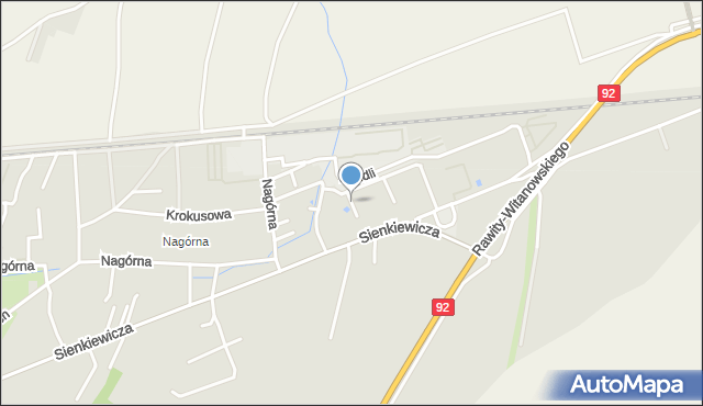 Koło, Klimaszewskiego Władysława, mapa Koło