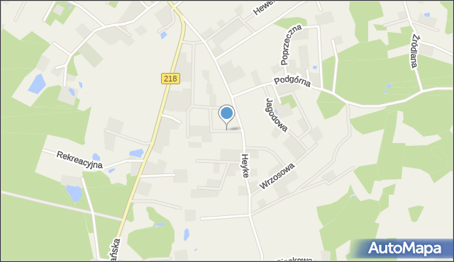 Nowy Dwór Wejherowski, Klonowa, mapa Nowy Dwór Wejherowski
