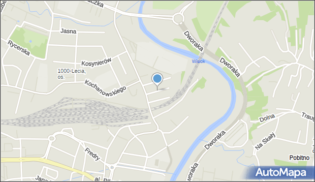 Rzeszów, Klonowicza Sebastiana Fabiana, mapa Rzeszów