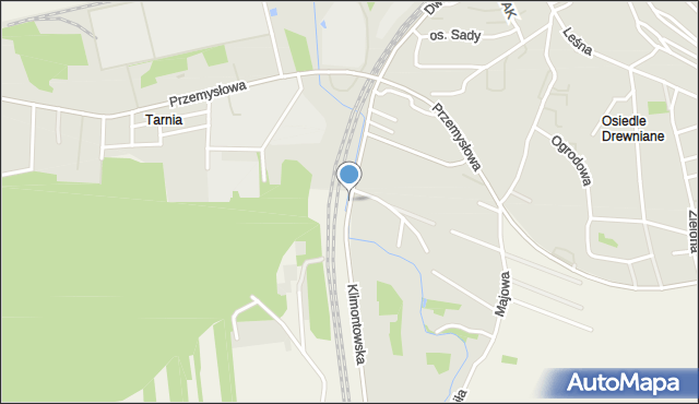 Sędziszów, Klimontowska, mapa Sędziszów