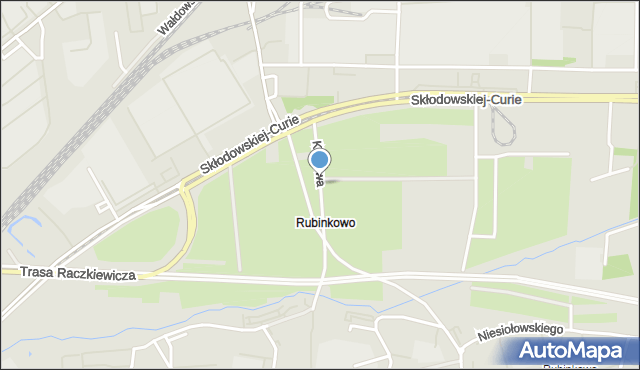 Toruń, Klonowa, mapa Torunia