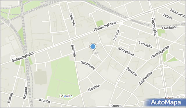 Wrocław, Kłośna, mapa Wrocławia