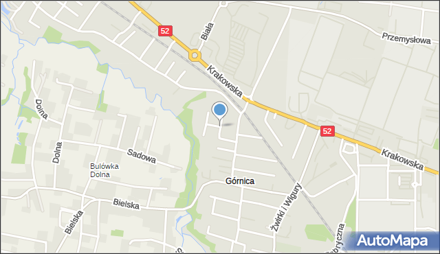 Andrychów, Kochanowskiego Jana, mapa Andrychów