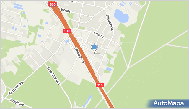 Białe Błota powiat bydgoski, Kocia, mapa Białe Błota powiat bydgoski