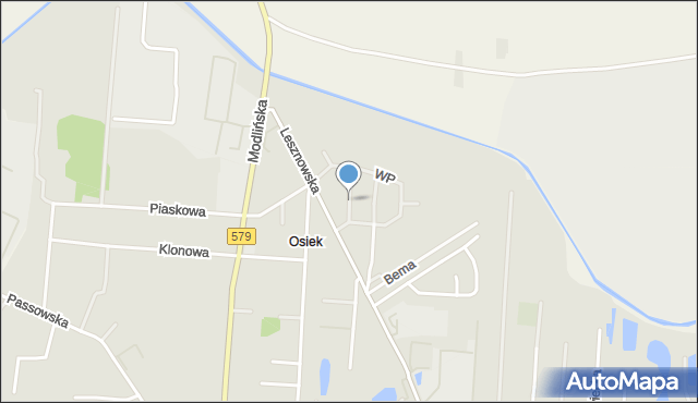 Błonie powiat warszawski zachodni, Kombatantów, mapa Błonie powiat warszawski zachodni
