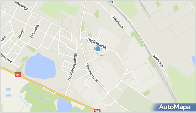 Brzeg, Kopernika Mikołaja, mapa Brzeg