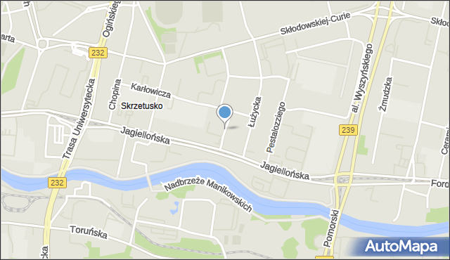Bydgoszcz, Kolberga Oskara, mapa Bydgoszczy