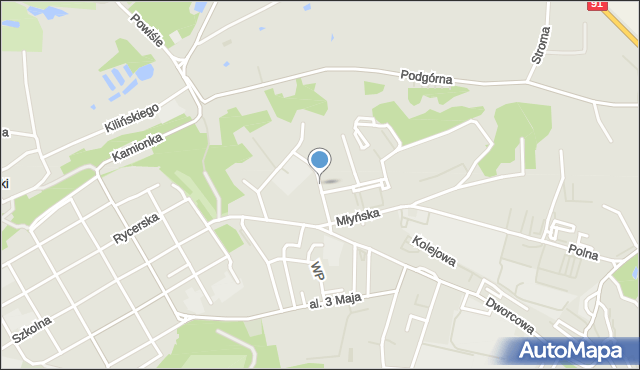 Chełmno, Kościuszki Tadeusza, gen., mapa Chełmno