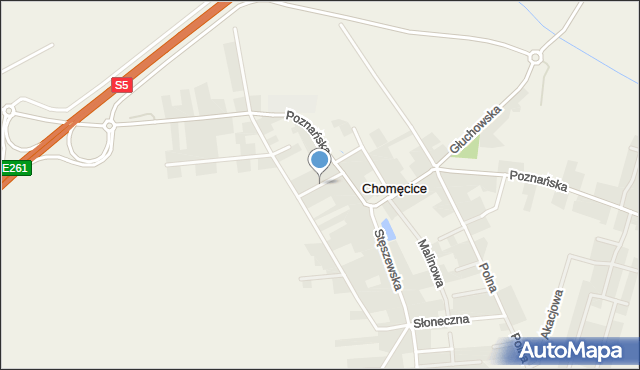 Chomęcice, Kopy Andrzeja, płk., mapa Chomęcice