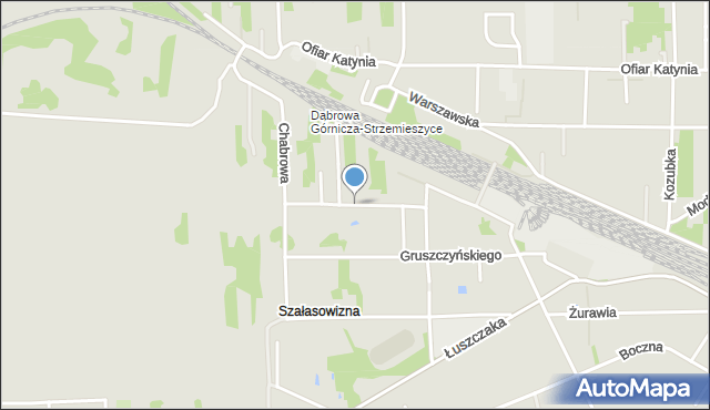 Dąbrowa Górnicza, Kombatantów, mapa Dąbrowa Górnicza