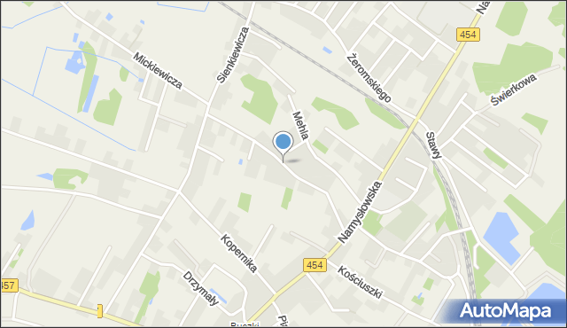 Dobrzeń Wielki, Konopnickiej Marii, mapa Dobrzeń Wielki