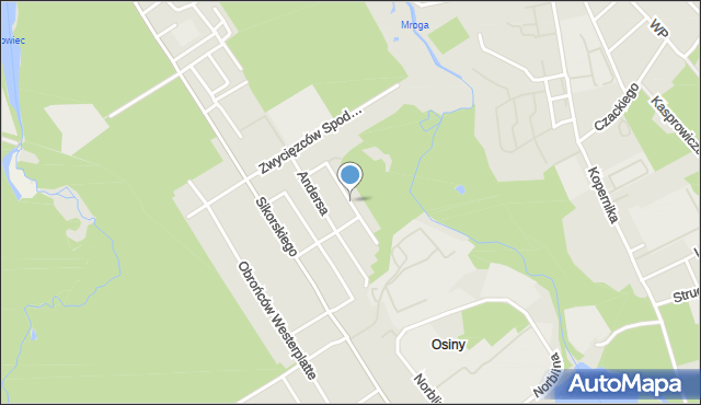 Głowno, Konstytucji 3 Maja, mapa Głowno