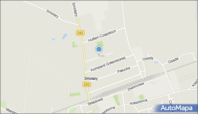 Gołańcz, Kowalskiego Włodzimierza, ppłk., mapa Gołańcz