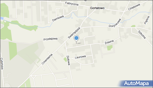 Gortatowo gmina Swarzędz, Kosiarzy, mapa Gortatowo gmina Swarzędz