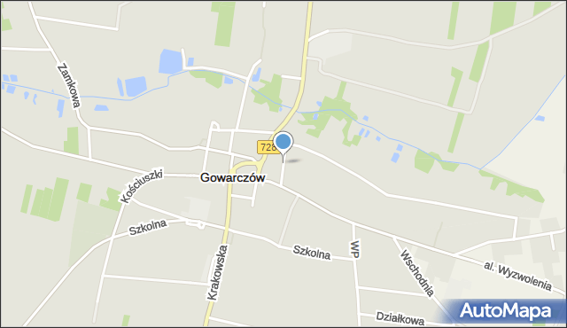 Gowarczów, Kopernika Mikołaja, mapa Gowarczów