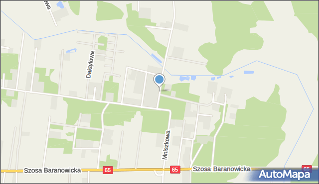 Grabówka powiat białostocki, Konwaliowa, mapa Grabówka powiat białostocki