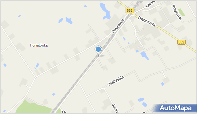 Grębocin gmina Lubicz, Kolejowa, mapa Grębocin gmina Lubicz