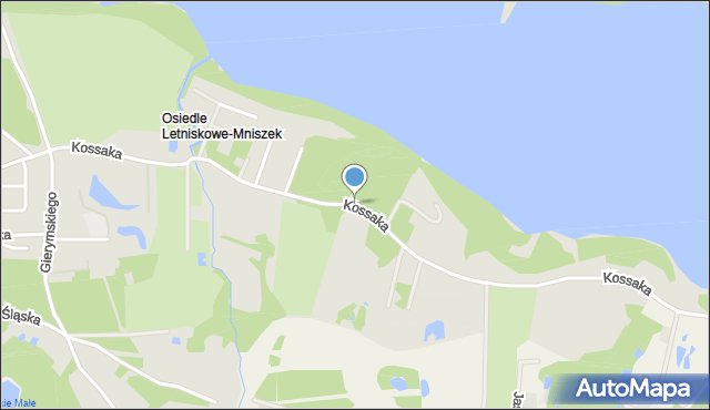 Grudziądz, Kossaka Wojciecha, mapa Grudziądza