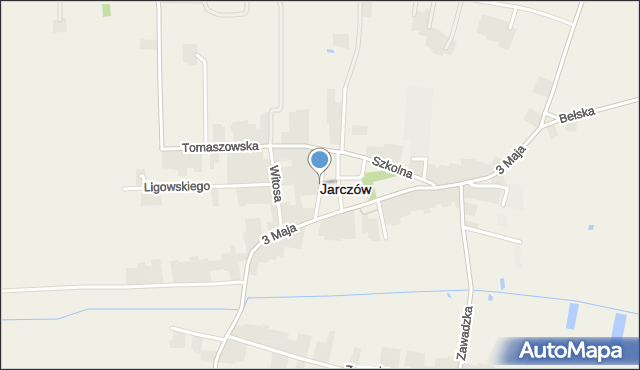 Jarczów, Kopernika Mikołaja, mapa Jarczów