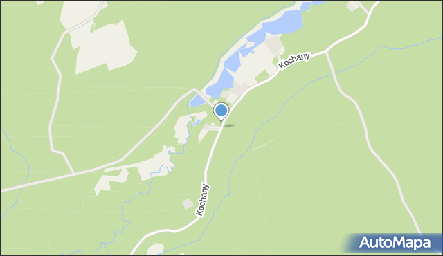 Jastkowice, Kochany, mapa Jastkowice