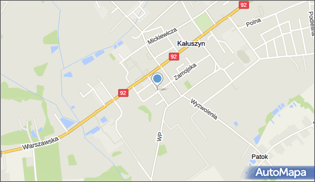 Kałuszyn powiat miński, Kopernika Mikołaja, mapa Kałuszyn powiat miński