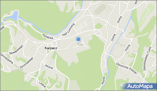 Karpacz, Kolorowa, mapa Karpacz