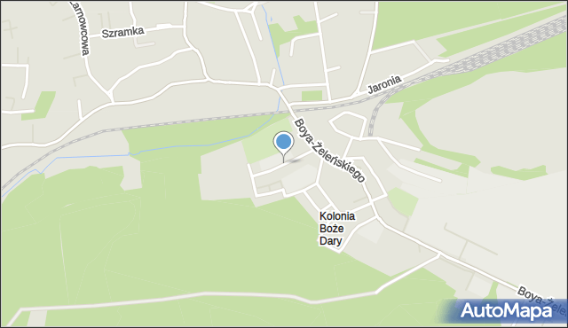 Katowice, Koraszewskiego Jacka, mapa Katowic