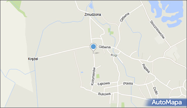 Kędzierzyn-Koźle, Kosynierów, mapa Kędzierzyna-Koźle