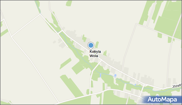 Kobyla Wola, Kobyla Wola, mapa Kobyla Wola