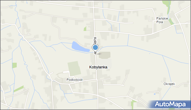 Kobylanka gmina Gorlice, Kobylanka, mapa Kobylanka gmina Gorlice