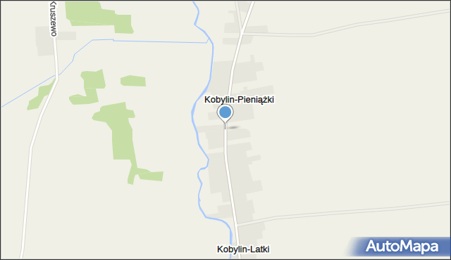 Kobylin-Pieniążki, Kobylin-Pieniążki, mapa Kobylin-Pieniążki