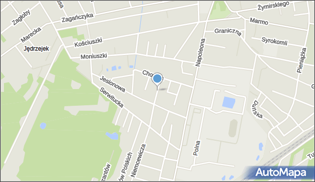 Kobyłka, Kopernika Mikołaja, mapa Kobyłka